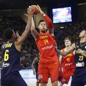 Hernangómez durante el partido entre España y Venezuela