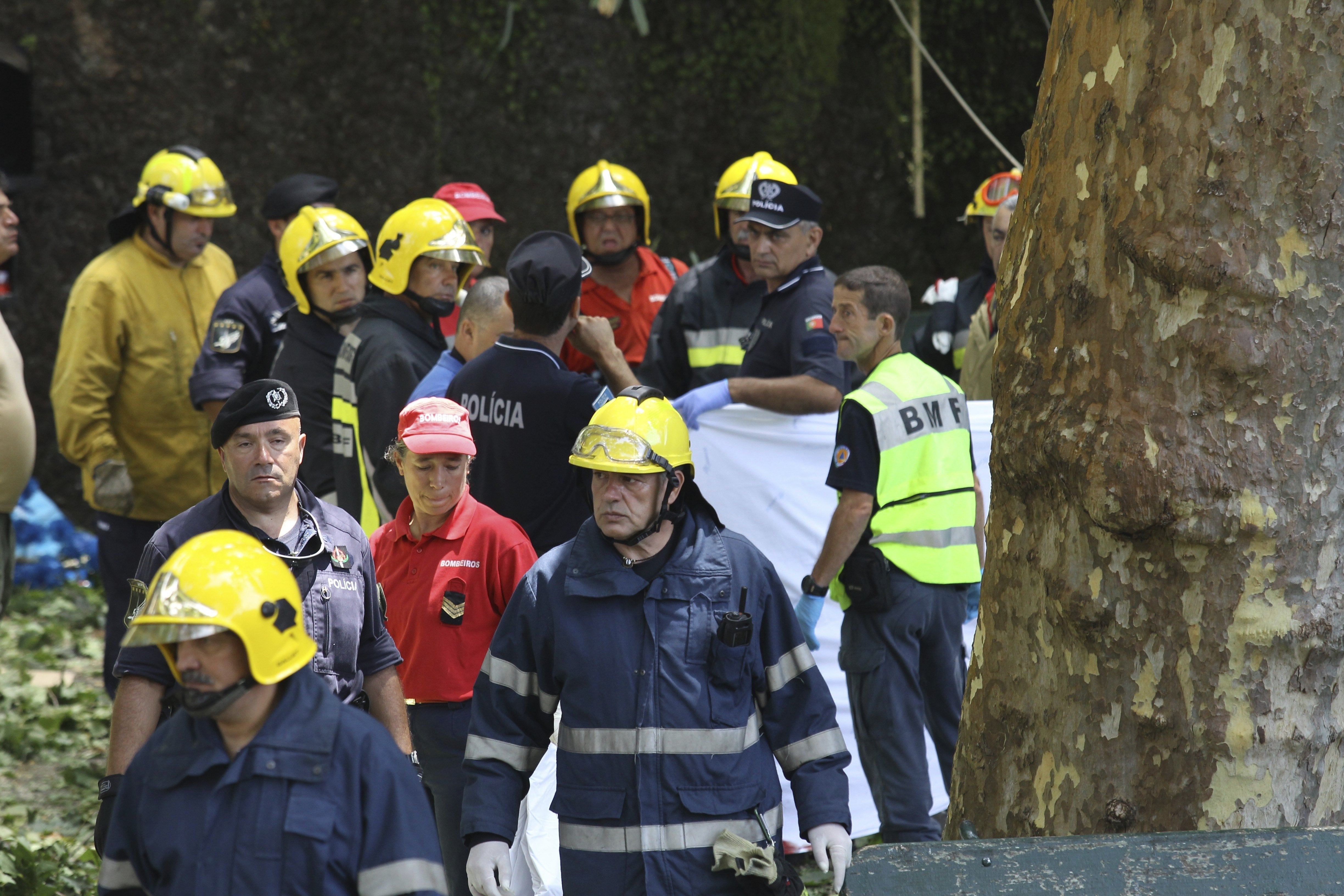 Trece muertos y 50 heridos al caer un árbol sobre la multitud en una fiesta religiosa en Madeira Trece muertos y 50 heridos al caer un árbol sobre la multitud en una fiesta religiosa en Madeira