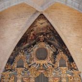 Fotografía del órgano arciprestal de la Basílica de Morella