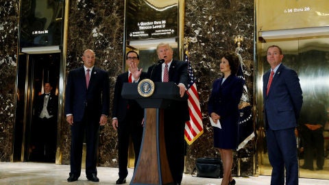 Rueda de prensa de Donald Trump