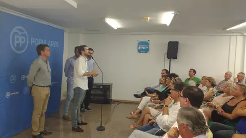 Pablo Casado, vicesecretario de Comunicación del Partido Popular, ha visitado este miércoles la ciudad de Elche. ELCHE