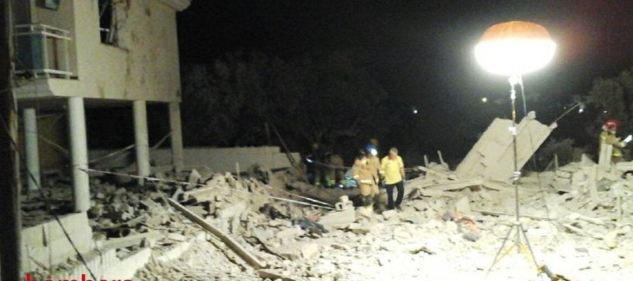 Así ha quedado la vivienda tras la explosión Así ha quedado la vivienda tras la explosión