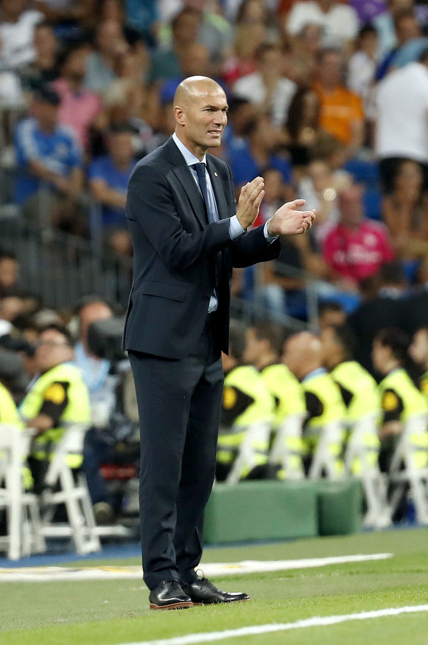 Zidane: "Nuestra primera parte fue espectacular, pero aún queda mucho y ahora empieza lo difícil" Zidane: "Nuestra primera parte fue espectacular, pero aún queda mucho y ahora empieza lo difícil"