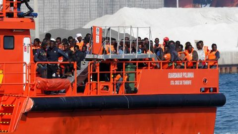 Rescatados casi 600 inmigrantes en un solo d&iacute;a en las costas espa&ntilde;olas