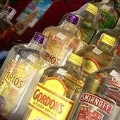 Botellas de bebidas alcohólicas Botellas de bebidas alcohólicas