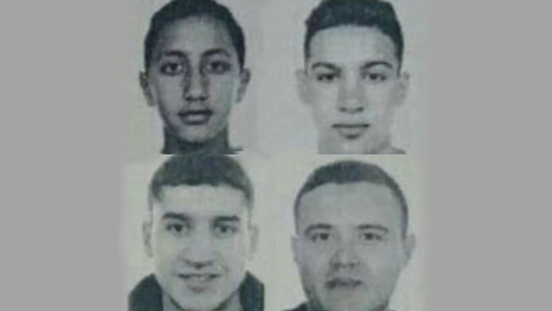 La policía difunde los nombres de cuatro personas que buscan por los atentados de Cataluña