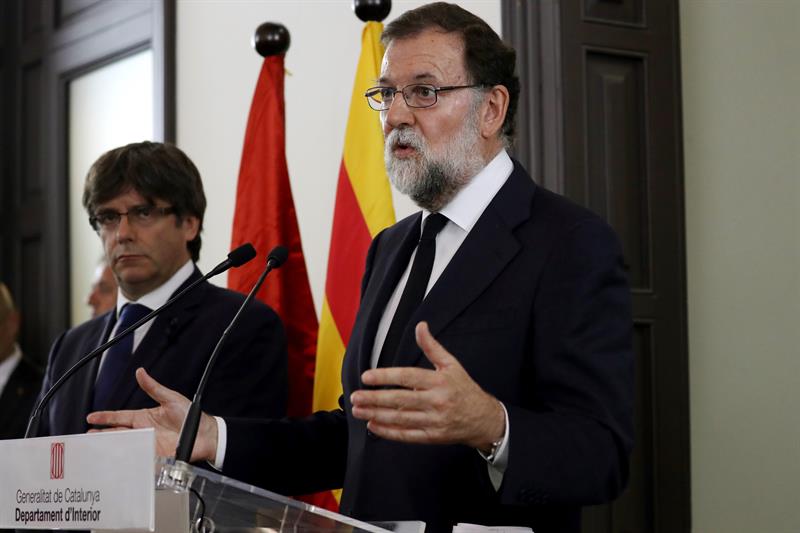 Mariano Rajoy apela a "trabajar juntos" contra el terrorismo para generar confianza Mariano Rajoy apela a "trabajar juntos" contra el terrorismo para generar confianza