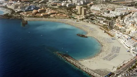 Playas de Arona en el sur de Tenerife Playas de Arona en el sur de Tenerife