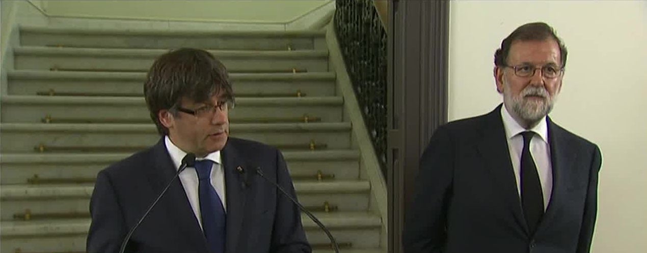 Puigdemont ve "lamentable" la posición de la CUP sobre de veto al PP y al Rey y pide que rectifique Puigdemont ve "lamentable" la posición de la CUP sobre de veto al PP y al Rey y pide que rectifique