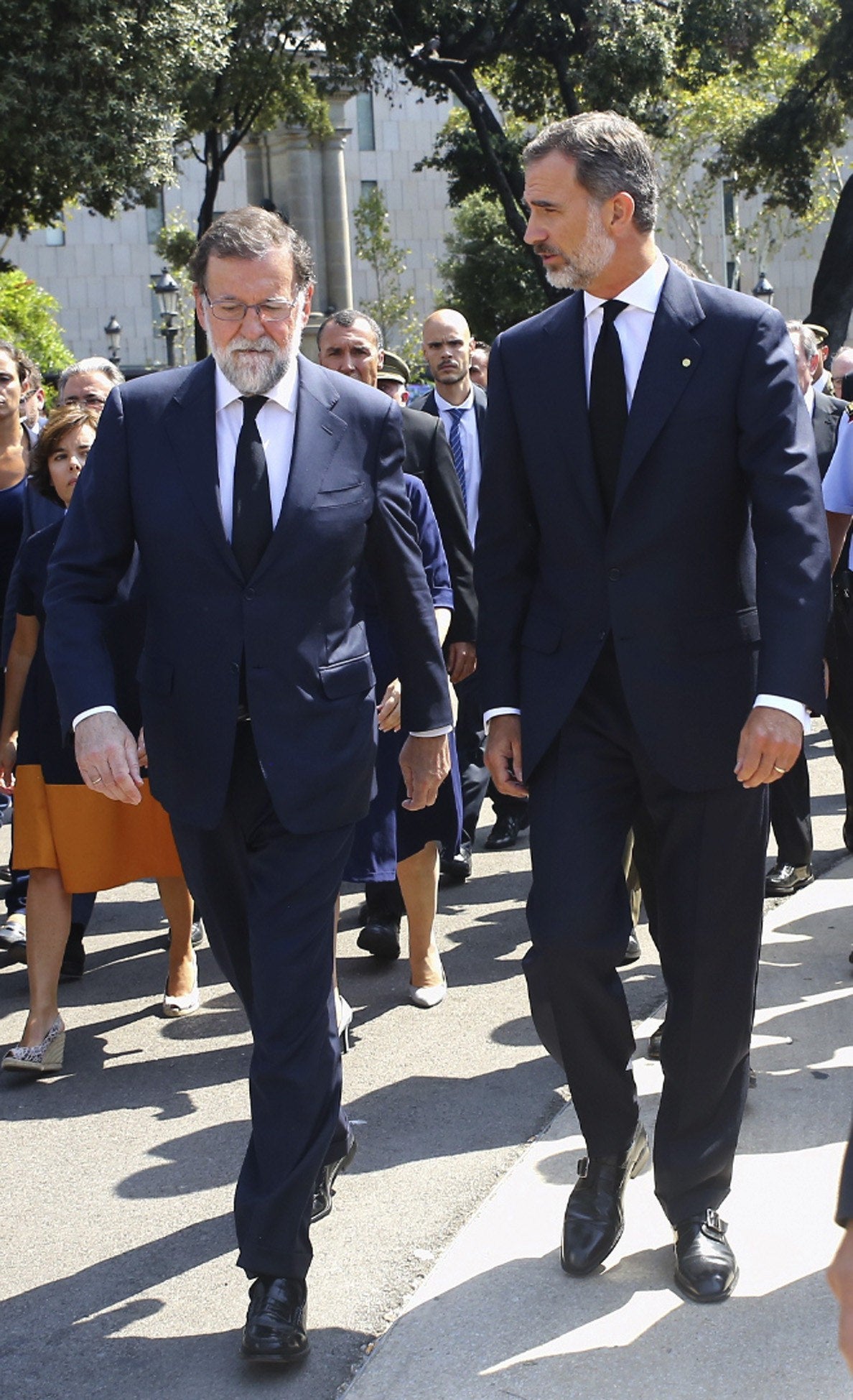 Los Reyes visitan a los heridos del atentado en dos hospitales de Barcelona Los Reyes visitan a los heridos del atentado en dos hospitales de Barcelona