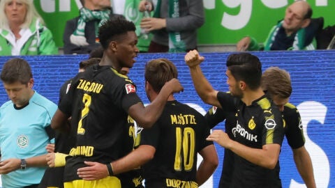 El Borussia Dortmund celebra un gol