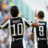 Dybala celebra un gol con la Juventus