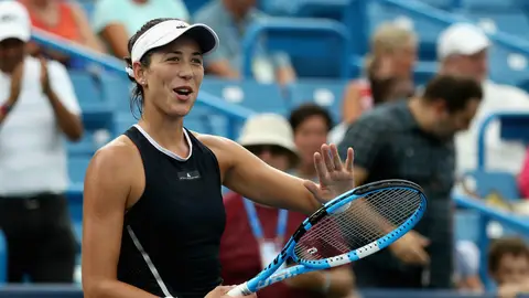 Garbiñe celebra una victoria Garbiñe celebra una victoria