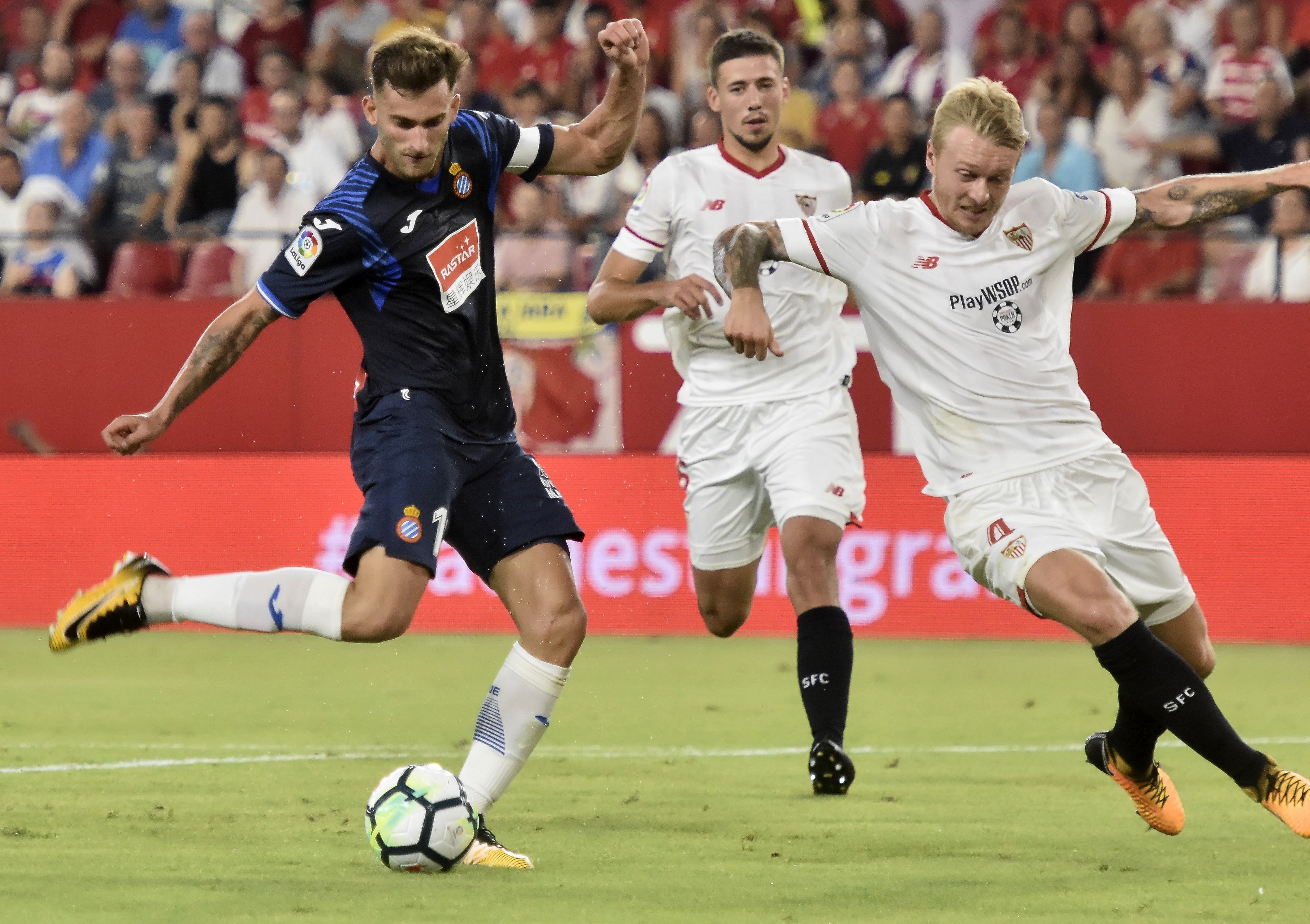 El Sevilla no puede con el Espanyol en su estreno en Liga en el Pizjuán El Sevilla no puede con el Espanyol en su estreno en Liga en el Pizjuán