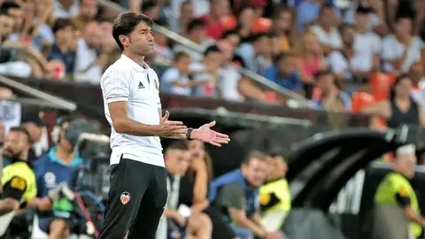 El entrenador del Valencia CF, Marcelino García El entrenador del Valencia CF, Marcelino García