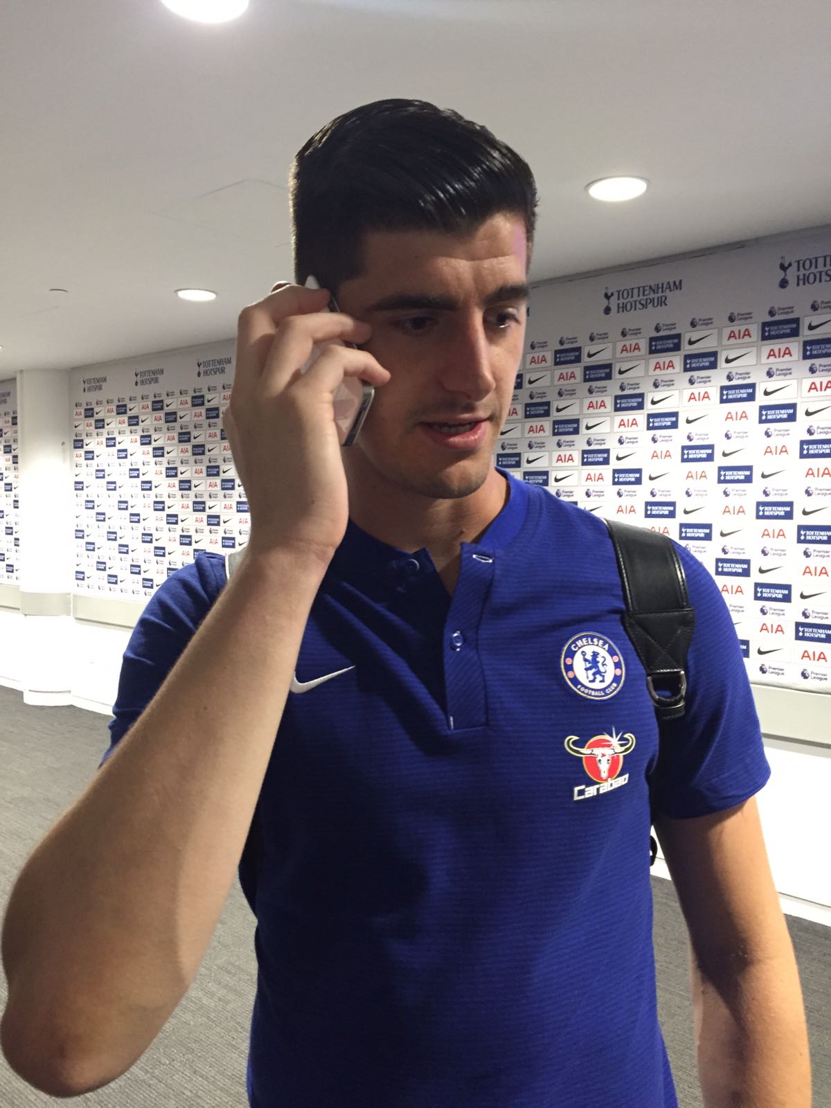 Courtois: "Sabemos de la calidad de Marcos Alonso" Courtois: "Sabemos de la calidad de Marcos Alonso"