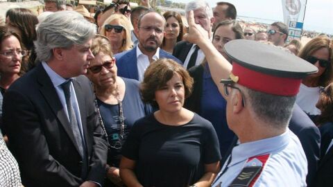 La vicepresidenta del Gobierno, Soraya S&aacute;enz de Santamar&iacute;a