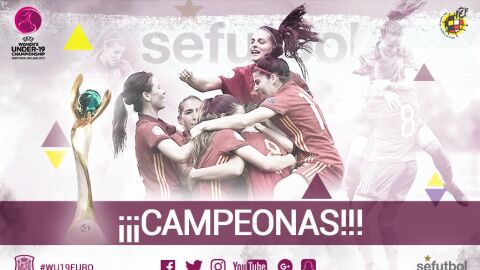 La sub-19 femenina, campeona de Europa