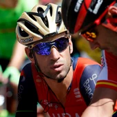 Vincenzo Nibali, durante una etapa de la Vuelta a España Vincenzo Nibali, durante una etapa de la Vuelta a España
