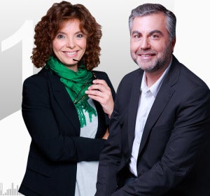 Carlos Alsina y Begoña Gómez de la Fuente en Más de uno Carlos Alsina y Begoña Gómez de la Fuente en Más de uno