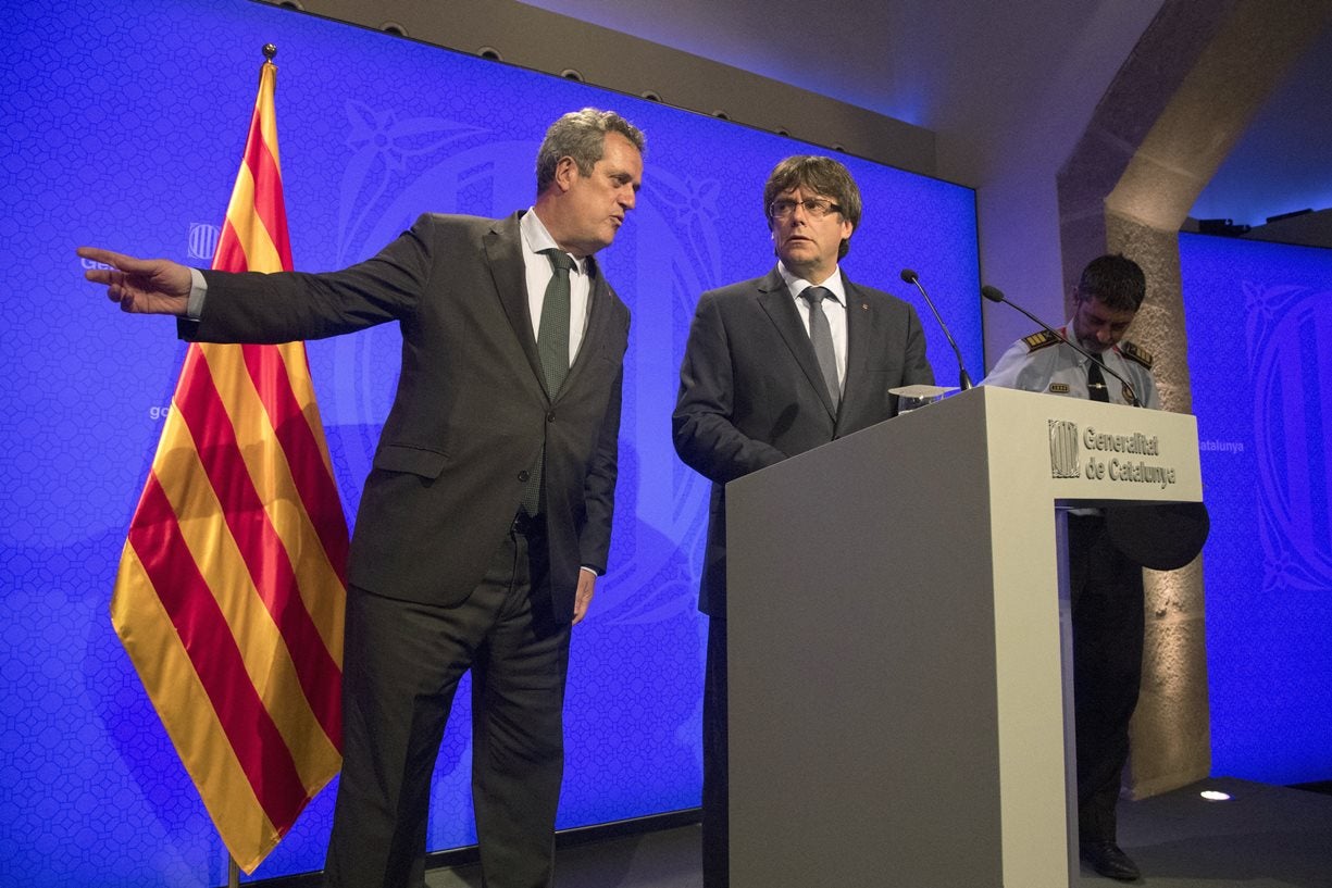 Puigdemont dice que no liberar a Forn es "una violación escandalosa" de sus derechos Puigdemont dice que no liberar a Forn es "una violación escandalosa" de sus derechos