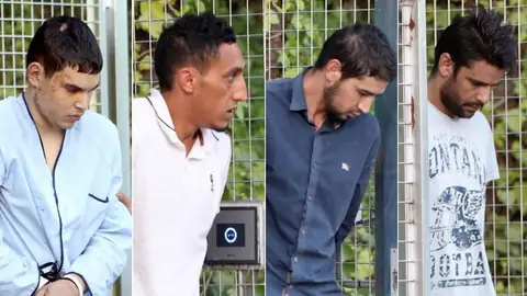 Los cuatro yihadistas detenidos declaran en la Audiencia Nacional Los cuatro yihadistas detenidos declaran en la Audiencia Nacional