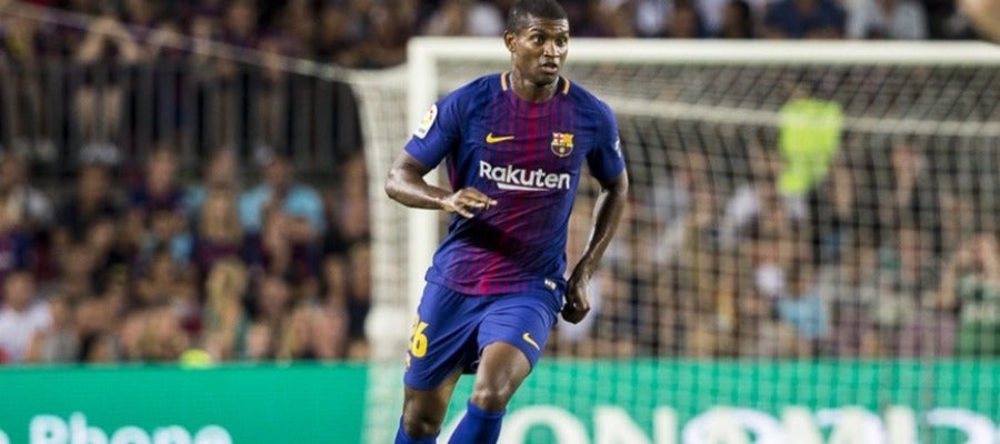 Marlon, en un partido con el FC Barcelona. Marlon, en un partido con el FC Barcelona.