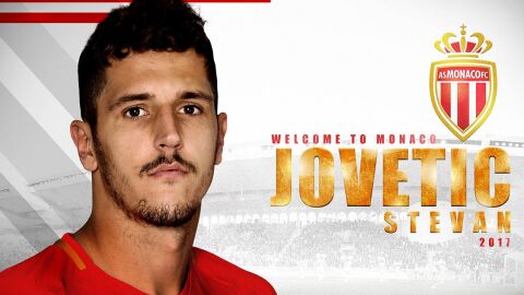 El delantero del AS M&oacute;naco, Stevan Jovetic.