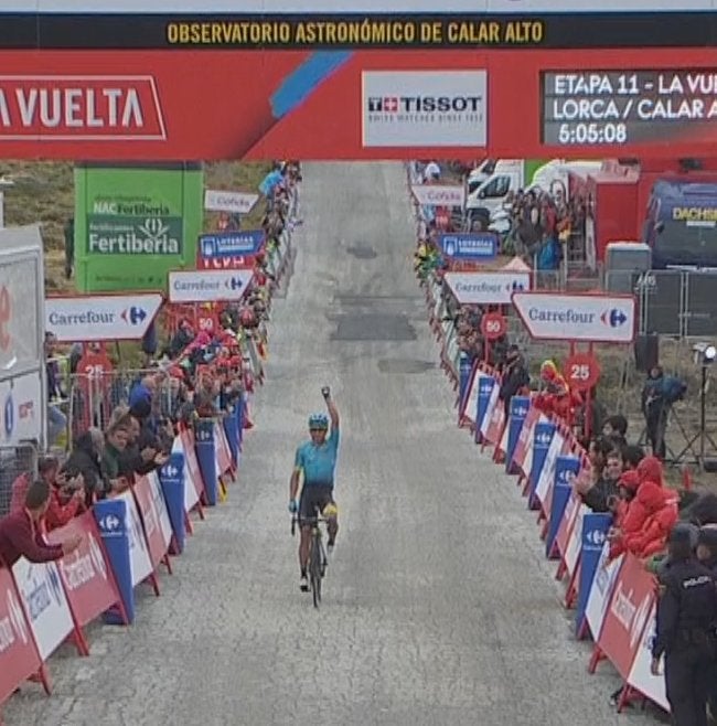 Vuelve a escuchar el final de la undécima etapa de la Vuelta Vuelve a escuchar el final de la undécima etapa de la Vuelta