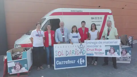 Carrefour y Cruz Roja participan en la novena edición de la campaña ‘Vuelta al Cole Solidaria’ a favor de los menores de Castellón Castellón