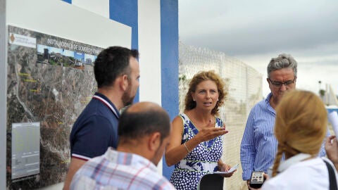 La alcaldesa Amparo Marco en la presentaci&oacute;n del protocolo de actuaciones por lluvias 2017-2018.