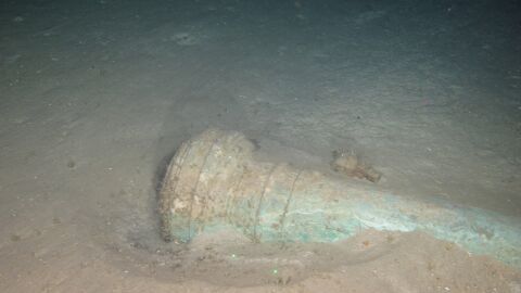 Ca&ntilde;&oacute;n encontrado en el pecio Las Mercedes