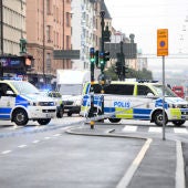 Dispositivo policial en Estocolmo