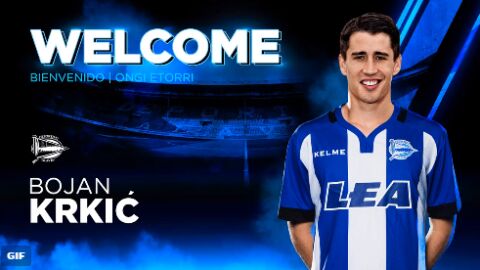 Bojan Krkic llega cedido al Alav&eacute;s.