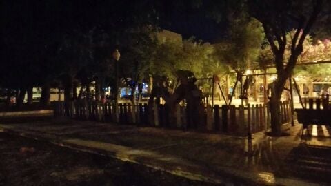 Zona de juegos infantiles en Elche