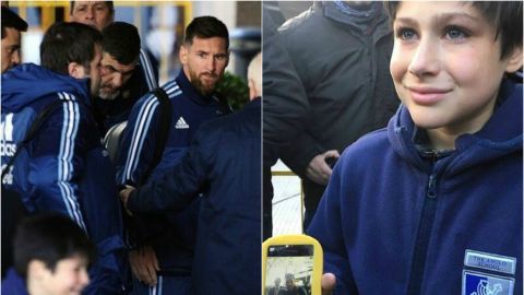 Leo Messi en Montevideo