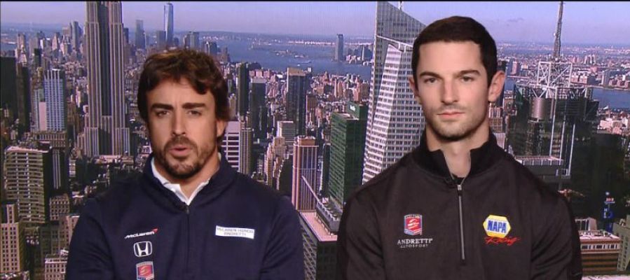 Fernando Alonso y Alexander Rossi esta temporada en la IndyCar Fernando Alonso y Alexander Rossi esta temporada en la IndyCar