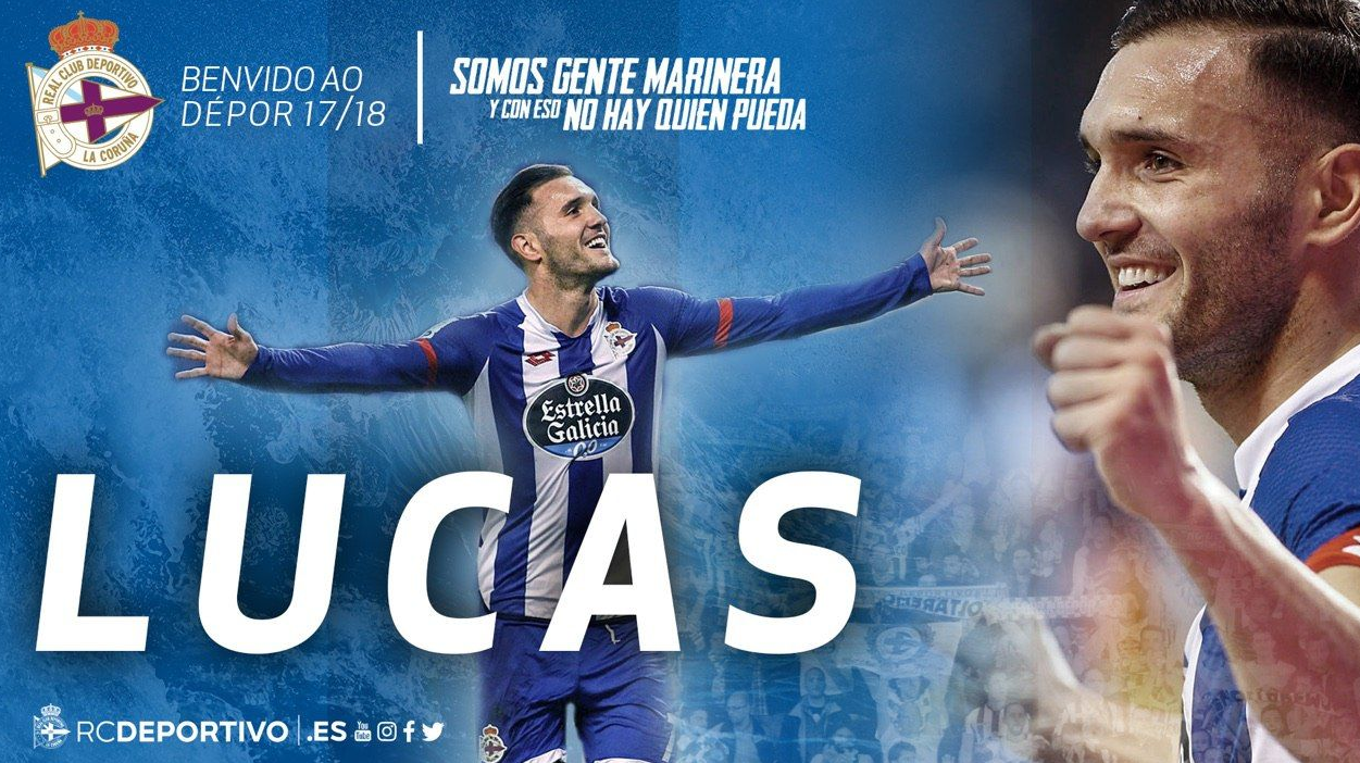El Deportivo de la Coruña confirma el regreso de Lucas Pérez El Deportivo de la Coruña confirma el regreso de Lucas Pérez