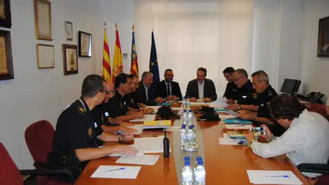 La junta de seguritat ha coordinat la protecció als ciutadans. VILA REAL FESTES