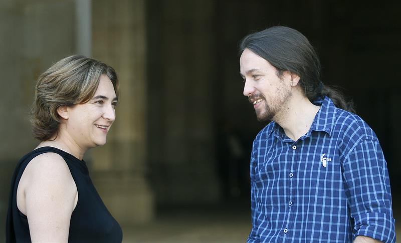 Pablo Iglesias y Ada Colau preparan un acto en la Diada por la "soberanía de Cataluña" Pablo Iglesias y Ada Colau preparan un acto en la Diada por la "soberanía de Cataluña"