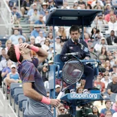 Juan Martín del Potro durante el Abierto de EEUU contra Roberto Bautista Juan Martín del Potro durante el Abierto de EEUU contra Roberto Bautista