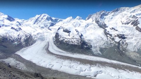 Monte Cervino, en los Alpes, en la frontera italiana con Suiza