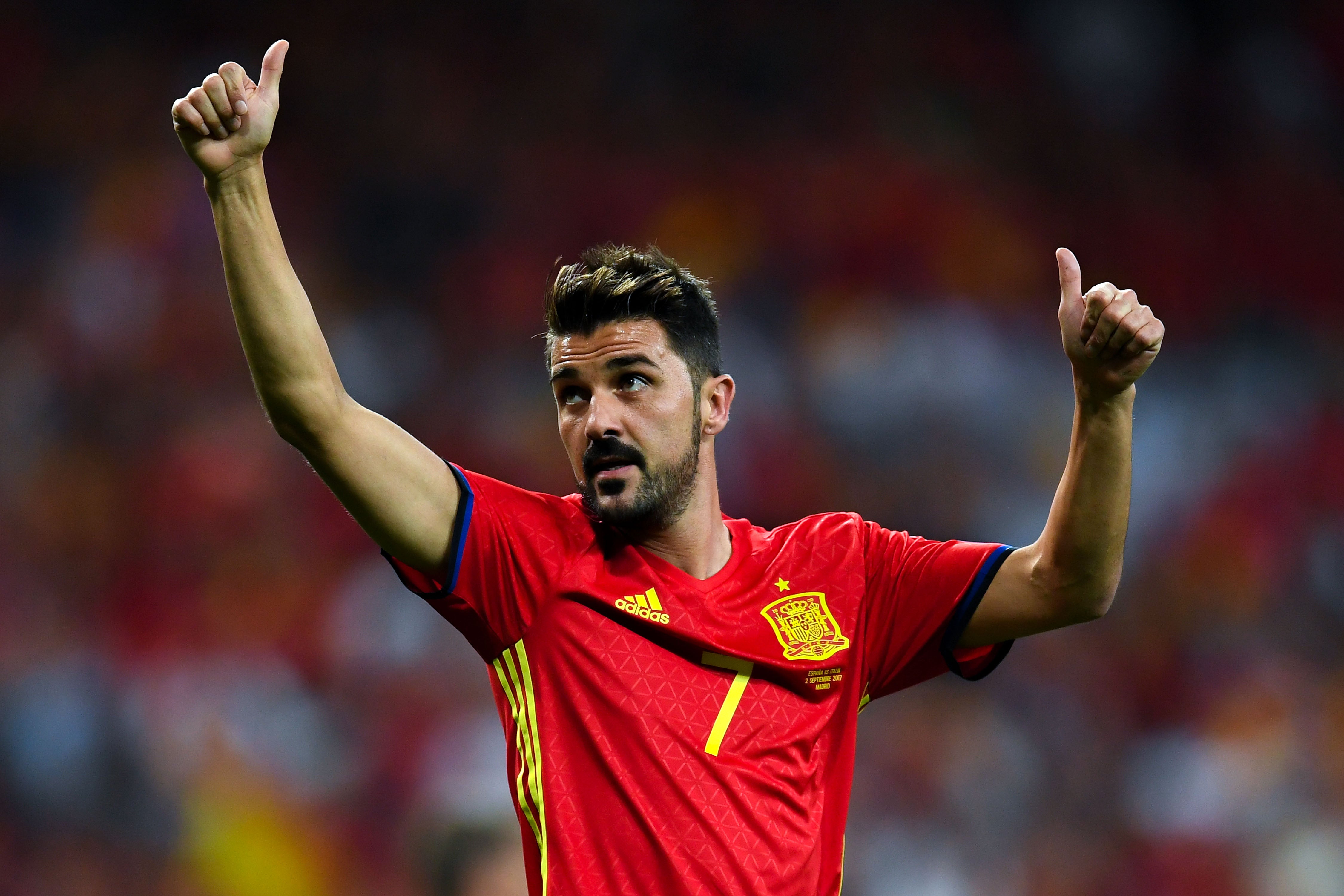 David Villa abandona la concentración de la Selección española en Las Rozas David Villa abandona la concentración de la Selección española en Las Rozas