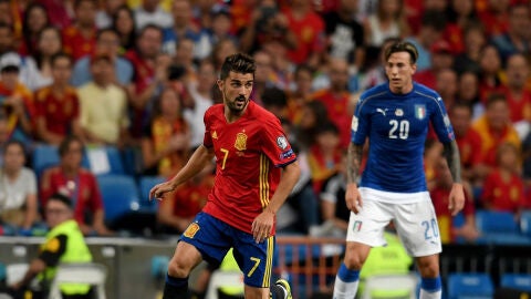 David Villa con la selecci&oacute;n