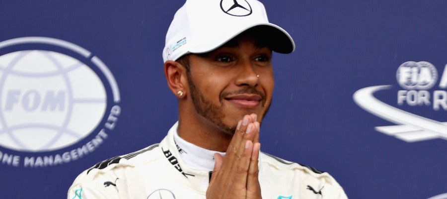 Lewis Hamilton, feliz en Monza Lewis Hamilton, feliz en Monza