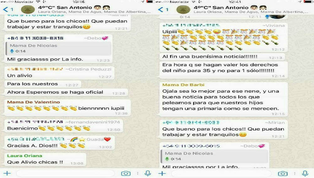 Un grupo de madres celebran por Whatsapp el cambio de clase de un niño con Asperger y las redes se indignan Un grupo de madres celebran por Whatsapp el cambio de clase de un niño con Asperger y las redes se indignan