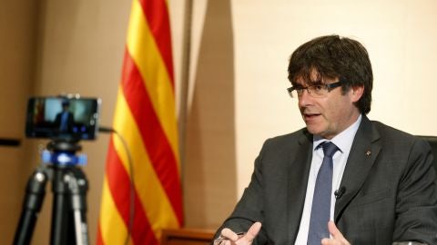 El presidente de la Generalitat Carles Puigdemont