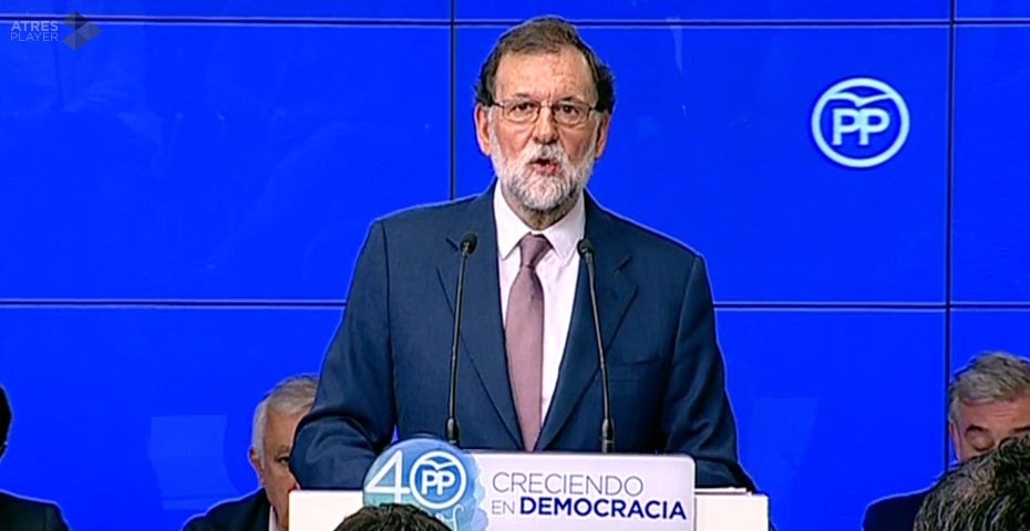 Mariano Rajoy promete "inteligencia" ante el "disparate" de esta semana en Cataluña Mariano Rajoy promete "inteligencia" ante el "disparate" de esta semana en Cataluña