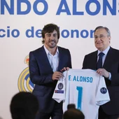 Fernando Alonso, socio de honor del Real Madrid Fernando Alonso, socio de honor del Real Madrid