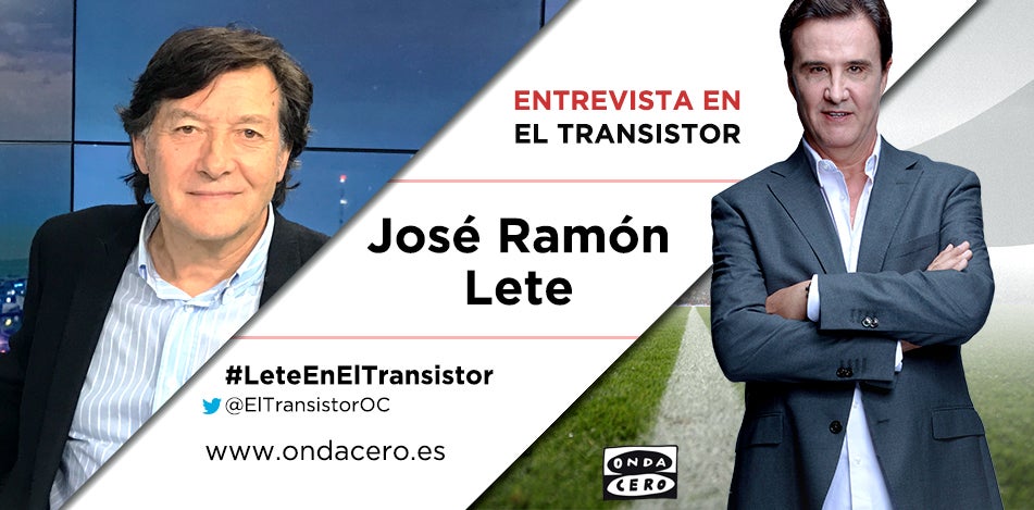 Esta noche, José Ramón de la Morena entrevista a José Ramón Lete en El Transistor Esta noche, José Ramón de la Morena entrevista a José Ramón Lete en El Transistor